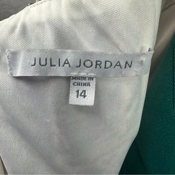 Julia Jordan Paisley Cut-Out Fit & Flare Dress Light Brown NWOT - Picture 4 of 8